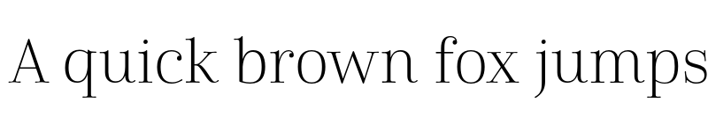 Preview of Cabrito Didone Norm Light font