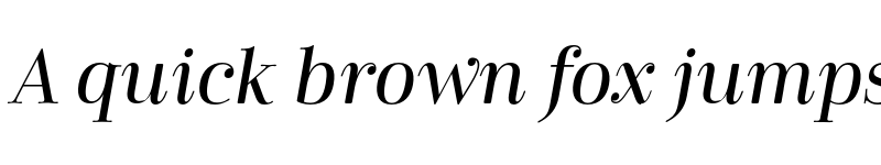 Preview of Cabrito Didone Norm Medium It font