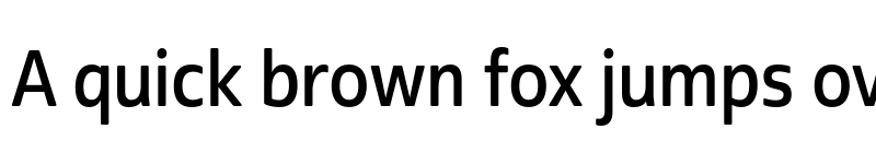 Preview of Cabrito Sans Cond Demi font