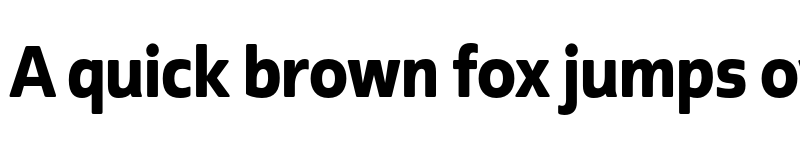 Preview of Cabrito Sans Cond ExBold font