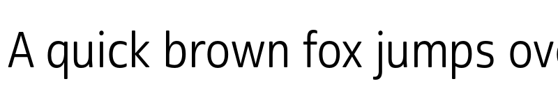 Preview of Cabrito Sans Cond Regular font
