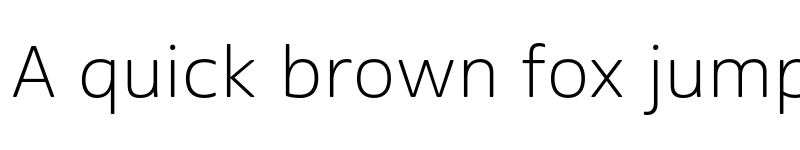 Preview of Cabrito Sans Ext Light font