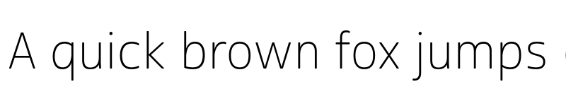 Preview of Cabrito Sans Norm Thin font