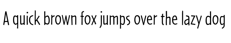 Preview of Cafeteria Light font