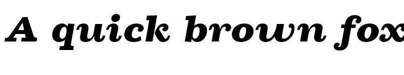 Preview of Cagney Trial Black Italic font