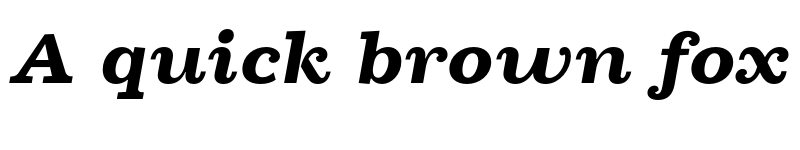 Preview of Cagney Trial ExtraBold Italic font