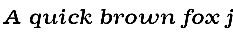 Preview of Cagney Trial Medium Italic font