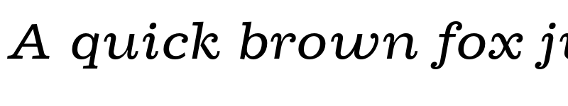 Preview of Cagney Trial Regular Italic font