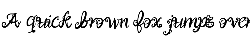 Preview of Caimellia Regular font