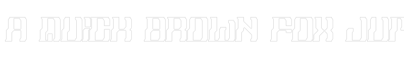 Preview of Cairn Rounded Outlined font