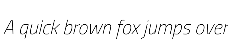 Preview of Cairo ExtraLight Italic font