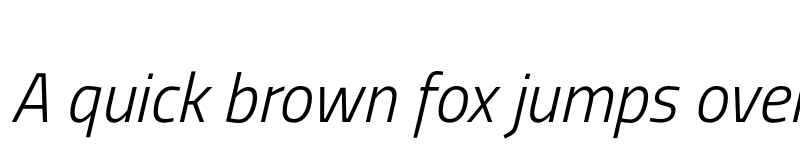 Preview of Cairo Light Italic font