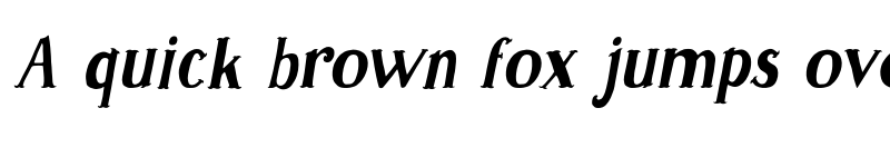 Preview of Caitiff Regular font