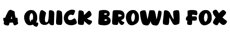 Preview of Cakeroll Regular font