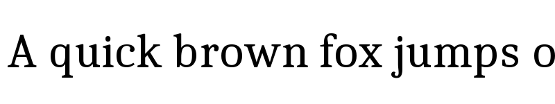 Preview of Caladea Regular font