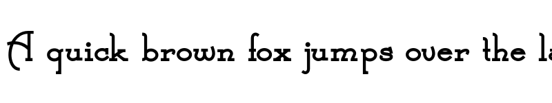 Preview of Calamity Jane NF Bold font