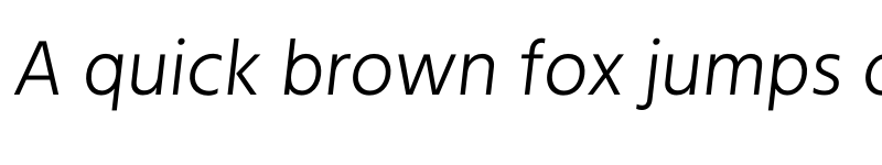 Preview of Calcutta Light Italic font