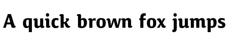 Preview of Calendula Bold font