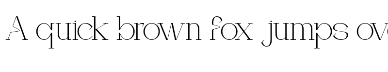 Preview of Calentha Regular font