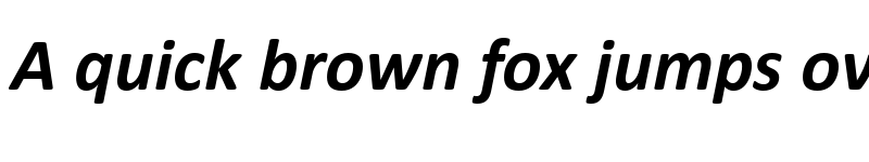 Preview of Calibri Bold Italic font