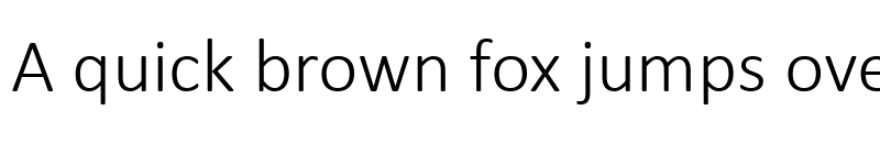 Preview of Calibri Light font
