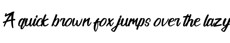 Preview of California Regular font