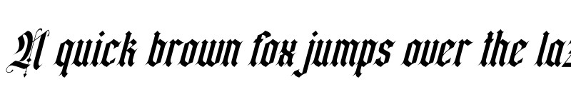 Preview of California sun Italic font