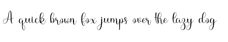 Preview of Calina Regular font