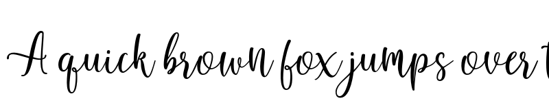 Preview of Calissha Script Regular font