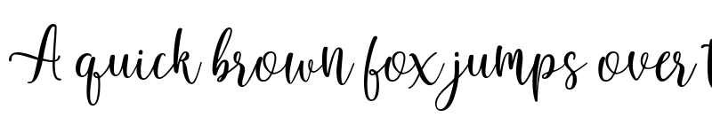 Preview of calissha-script script font