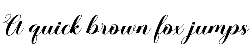 Preview of Calita Regular font