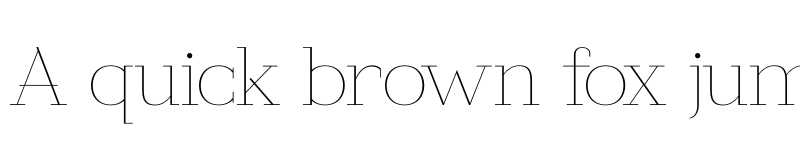 Preview of Callidora Regular font