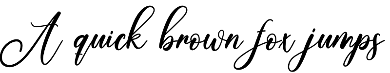 Preview of Calligraphy Brillian Regular font