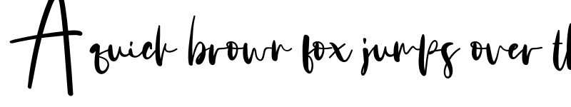 Preview of Calligraphy Signatur Regular font