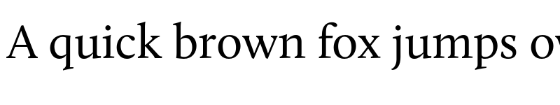 Preview of Calluna Regular font