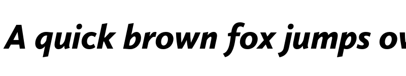 Preview of Calluna Sans Black Italic font