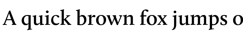 Preview of Calluna Semibold font