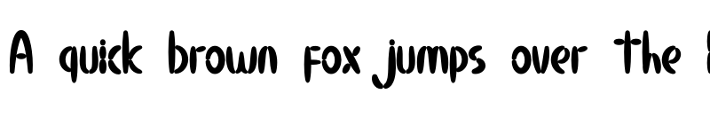 Preview of Calm Avocado Dash Regular font