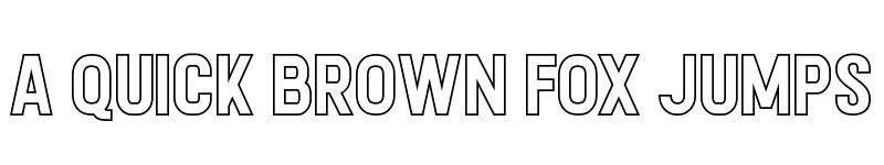 Preview of Calvier Hollow Bold font