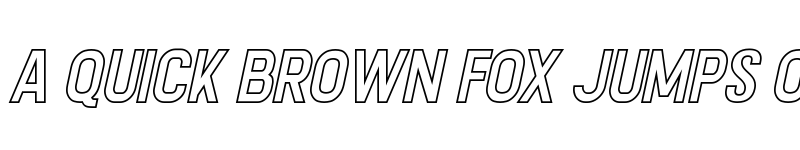 Preview of Calvier Hollow Italic font