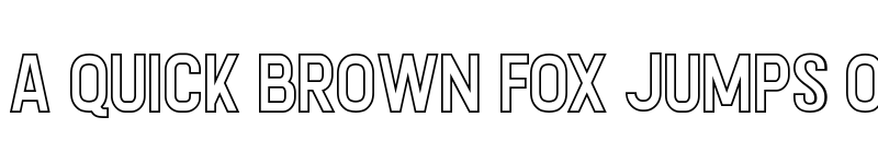 Preview of Calvier Hollow font