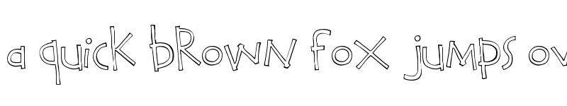 Preview of Calvin and Hobbes Outline font