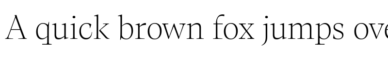 Preview of Calvino Grande Trial Extralight font