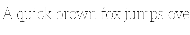 Preview of Calvino Grande Trial Monoline font
