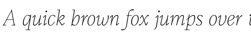 Preview of CalvinoItalicVarTrial Regular font