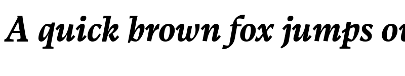 Preview of CalvinoTrial Bold Italic font