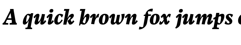Preview of CalvinoTrial Extrabold Italic font