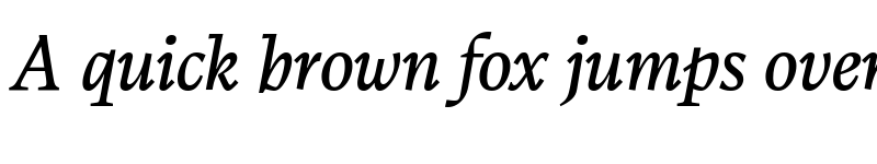 Preview of CalvinoTrial Italic font