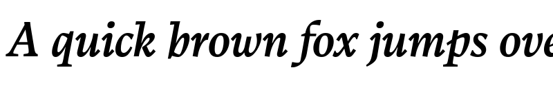 Preview of CalvinoTrial Semibold Italic font