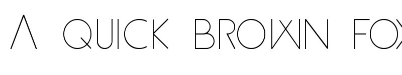 Preview of Cambai Minimalist Regular font